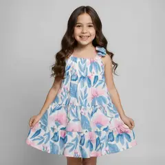 YAMP - Vestido Niña Algodón