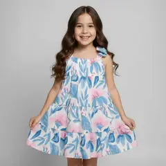 YAMP - Vestido Niña Algodón