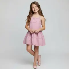 YAMP - Vestido Niña Algodón