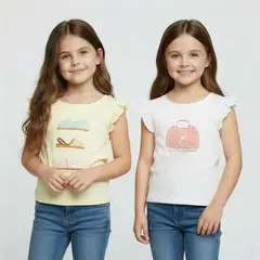 YAMP - Polo Niña Pack X2 Algodón