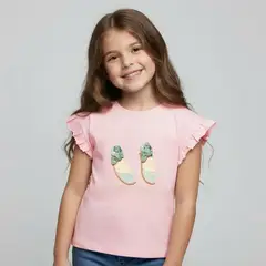 YAMP - Polo Niña Algodón