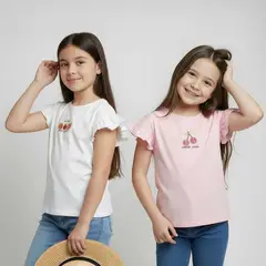 YAMP - Polo Niña Pack X2 Algodón