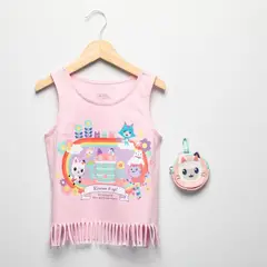 LA CASA DE GABBY - Polo Niña Algodón + Accesorio Gabbys Dollhouse