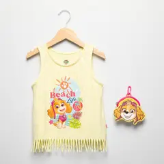 PAW PATROL - Polo Niña Algodón + Accesorio