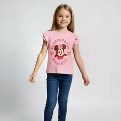 MINNIE - Polo Manga Corta Niña Algodón