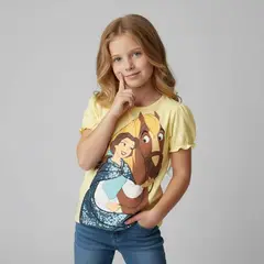 PRINCESS - Polo Manga Corta Niña Algodón