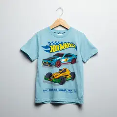 HOT WHEELS - Polo Manga Corta Niño