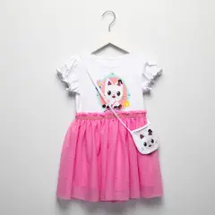 LA CASA DE GABBY - Vestido Niña + Cartera Gabbys Dollhouse