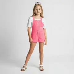 BARBIE - Jardinera Niña Más Accesorio Algodón