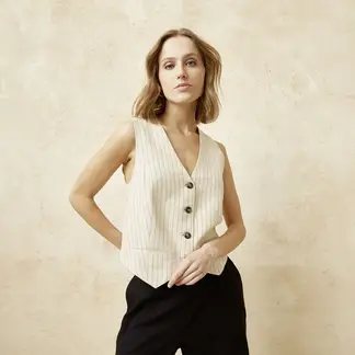 BASEMENT - Chaleco Casual Mujer