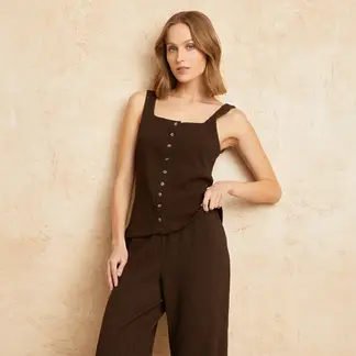 BASEMENT - Top Sin Mangas Mujer