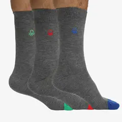 BENETTON - Medias Pack X3 Casual Hombre