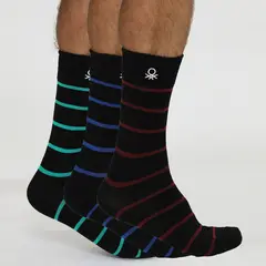 BENETTON - Medias Pack X3 Casual Hombre