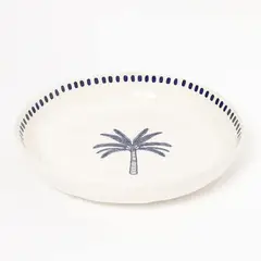 FALABELLA - Bowl Grande Palmera Blanco 25 Cm Capittana