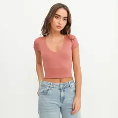 DENIMLAB - Top Manga Corta Mujer
