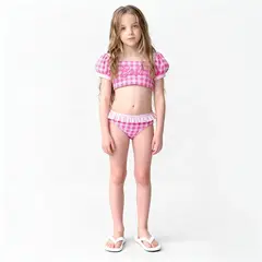 BARBIE - Traje De Baño Niña 2 Piezas