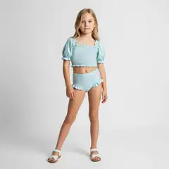 BARBIE - Traje De Baño Niña 2 Piezas