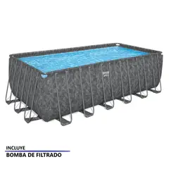 BESTWAY - Set De Piscina Apx 365 7,32 M X 3,66 M X 1,32 M Con Bomba de Filtrado