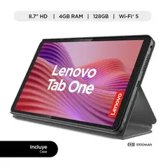 LENOVO - Tablet Tab One 8.7" 128gb + Folio Case