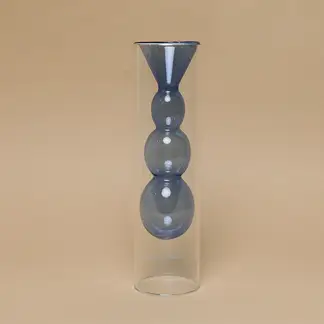 FALABELLA - Florero Capittana Azul 8x30cm