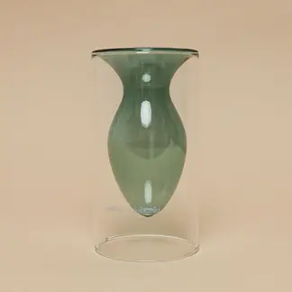 FALABELLA - Florero Capittana Verde 8x15cm