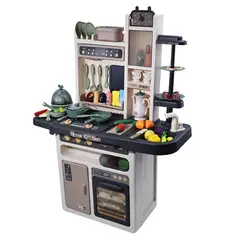 KIDS N PLAY - Set de Juego Cocina Vapor con Sonido 65 Piezas