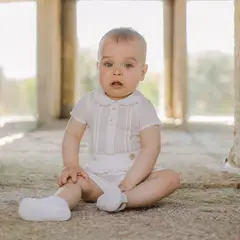 PAZ RODRIGUEZ - Conjunto 2 Piezas Bebé Niño Algodón Paz Rodríguez.