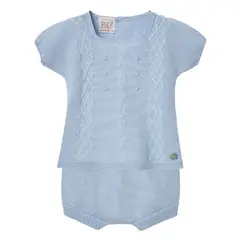 PAZ RODRIGUEZ - Conjunto 2 Piezas Bebé Niño Algodón Paz Rodríguez.