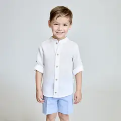 MARTIN ARANDA - Conjunto Pantalón Y Camisa Niño Lino Martín Aranda.