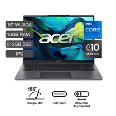 ACER - Laptop Aspire Lite Intel Core I7-1255u 16gb 512gb 16"