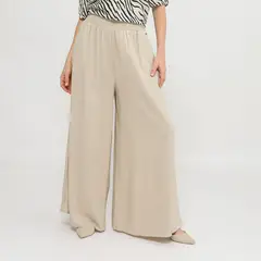 STEFANO COCCI - Pantalón Wide Leg Tiro Medio Mujer