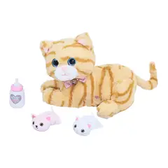 KIDS N PLAY - Peluche Mamá Gato Con Bebés