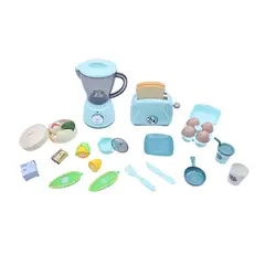 KIDS N PLAY - Juguete Set De Electrodomésticos Juice Maker + Set De Panificadora 18pcs
