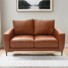 BASEMENT HOME - Sofá James 2 Cuerpos Cuero