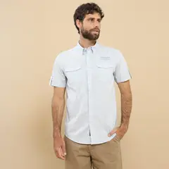 UNIVERSITY CLUB - Camisa 100% Algodón Casual Hombre