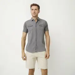 UNIVERSITY CLUB - Camisa 100% Algodón Casual Hombre