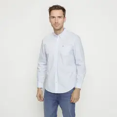UNIVERSITY CLUB - Camisa 100% Algodón Casual Hombre