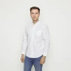UNIVERSITY CLUB - Camisa 100% Algodón Casual Hombre