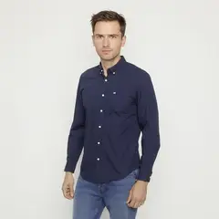 UNIVERSITY CLUB - Camisa 100% Algodón Casual Hombre