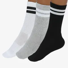 DIADORA - Medias Athleisure Crew Pack X3 Deportivas Unisex