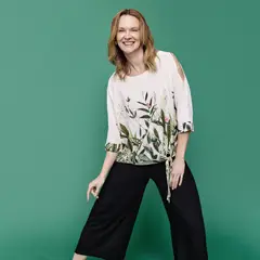 STEFANO COCCI - Blusa Manga 3/4 Mujer