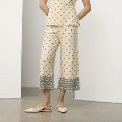 APOLOGY - Pantalón Fluido Tiro Medio Mujer