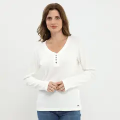 NEWPORT - Polo Manga Larga Mujer