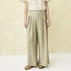 UNIVERSITY CLUB - Pantalón Wide Leg Tiro Alto Mujer