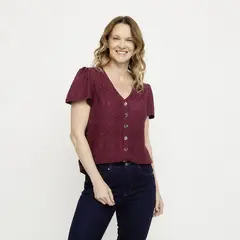 NEWPORT - Polo Manga Corta Mujer