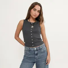 DENIMLAB - Polo Sin Mangas Mujer