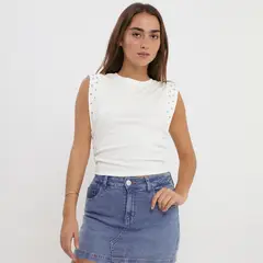 DENIMLAB - Polo Sin Mangas Mujer