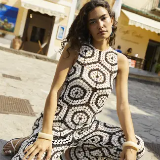 BASEMENT - Top Crochet Mujer