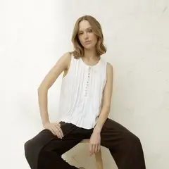 BASEMENT - Blusa Sin Mangas Mujer