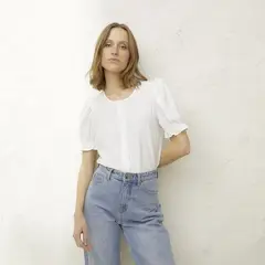 BASEMENT - Blusa Manga Globo Mujer